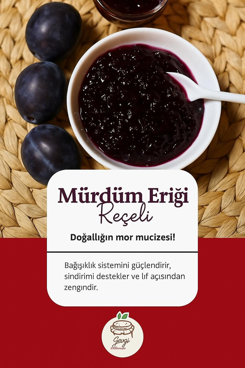 Mürdüm Eriği Reçeli